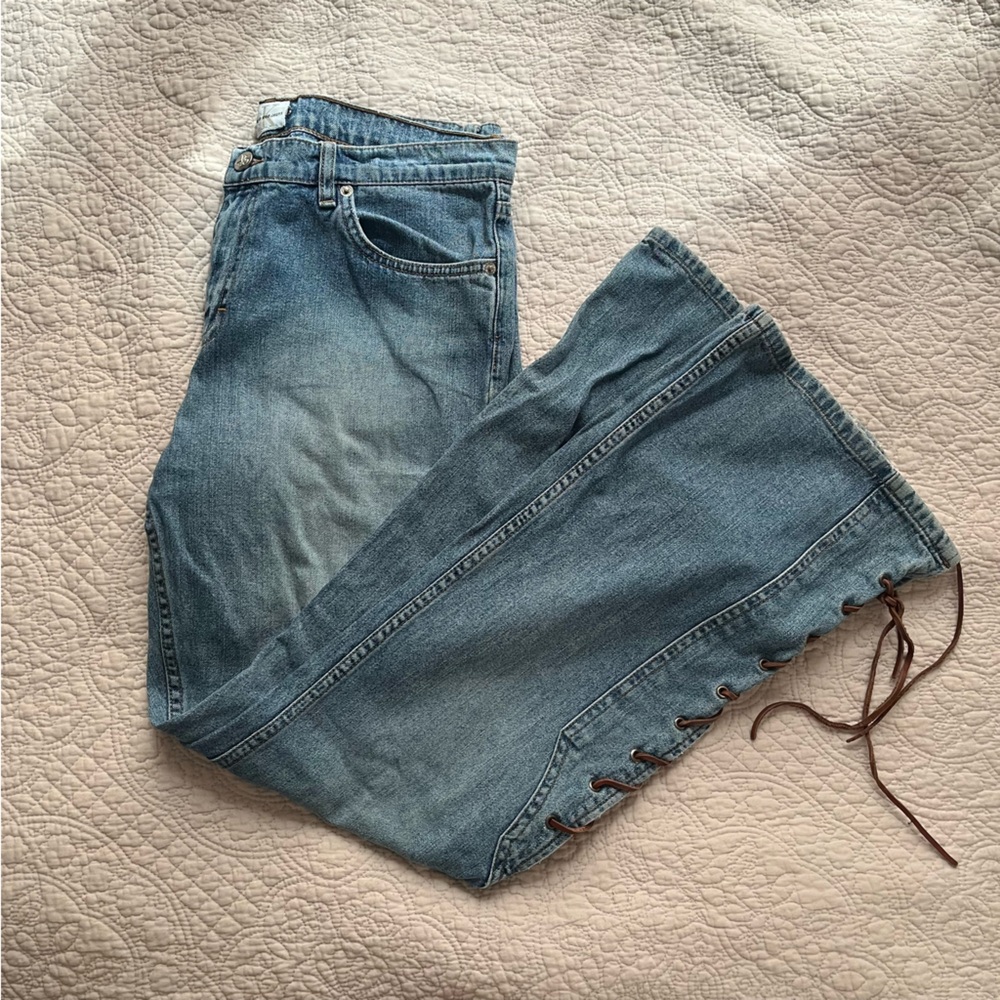 Calvin Klein Lace-Up Jeans